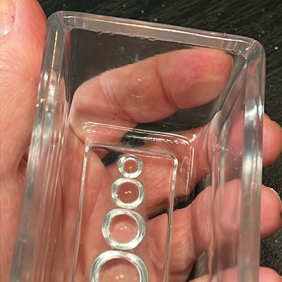 VTG Imperial Glass Candlewick Beaded Clear Covered Butter Dish Made In The USA - Picture 11 of 11